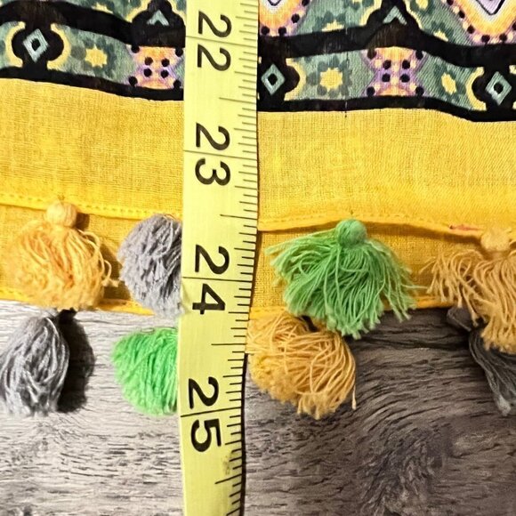 NWT ivy jane boho chic top mixed material.  Size S/M. - Picture 5 of 8